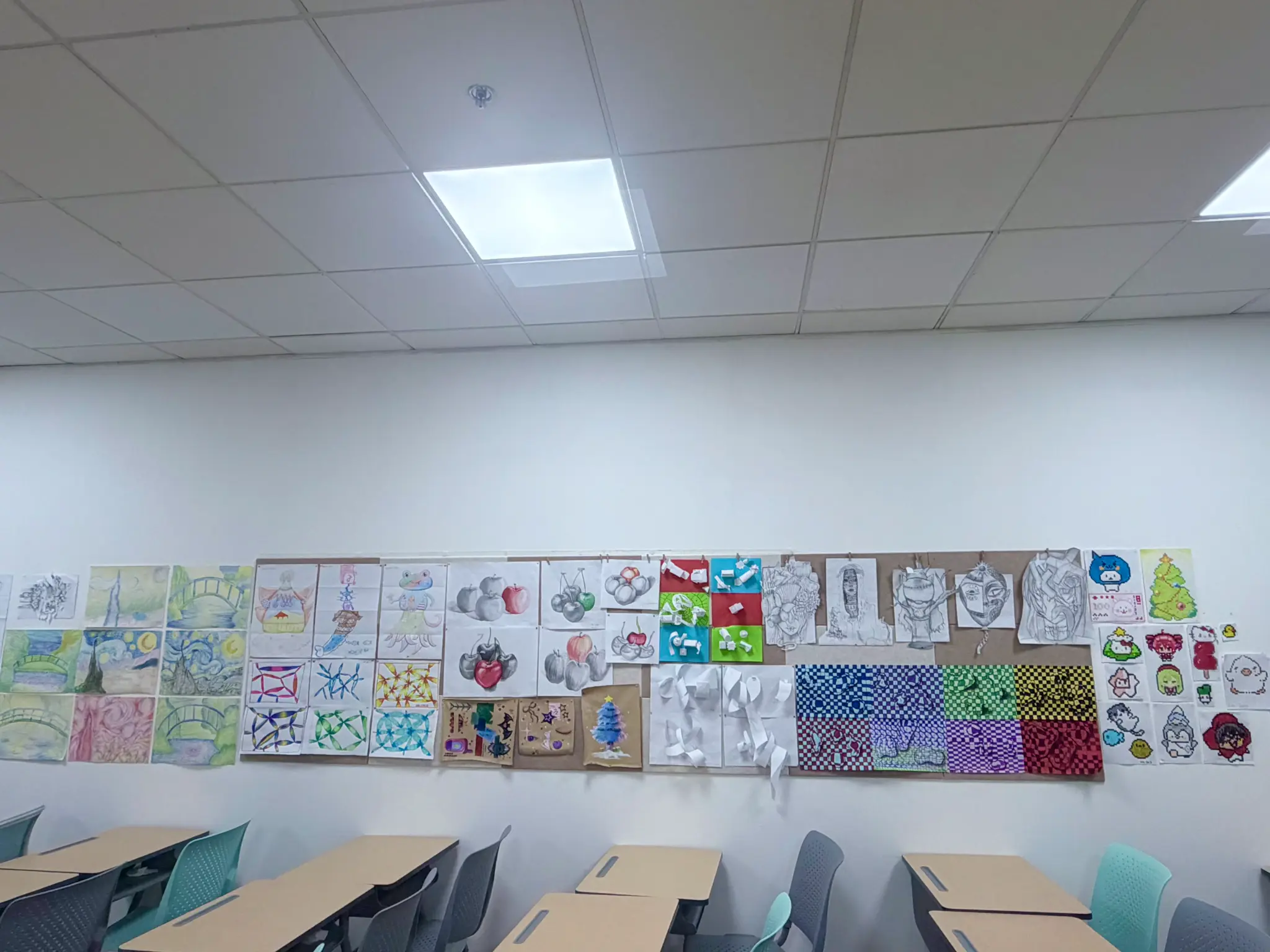 Student Art Display