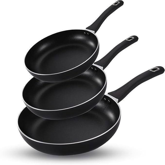 Non-Stick Frying Pan Set (3 Pieces) 