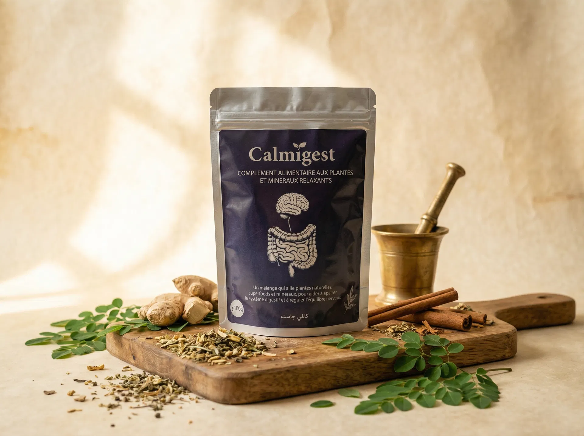 Calmigest — مكمل غذائي طبيعي مع أعشاب