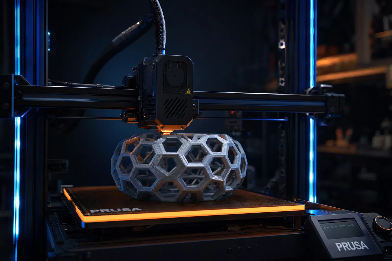 3D printer in action