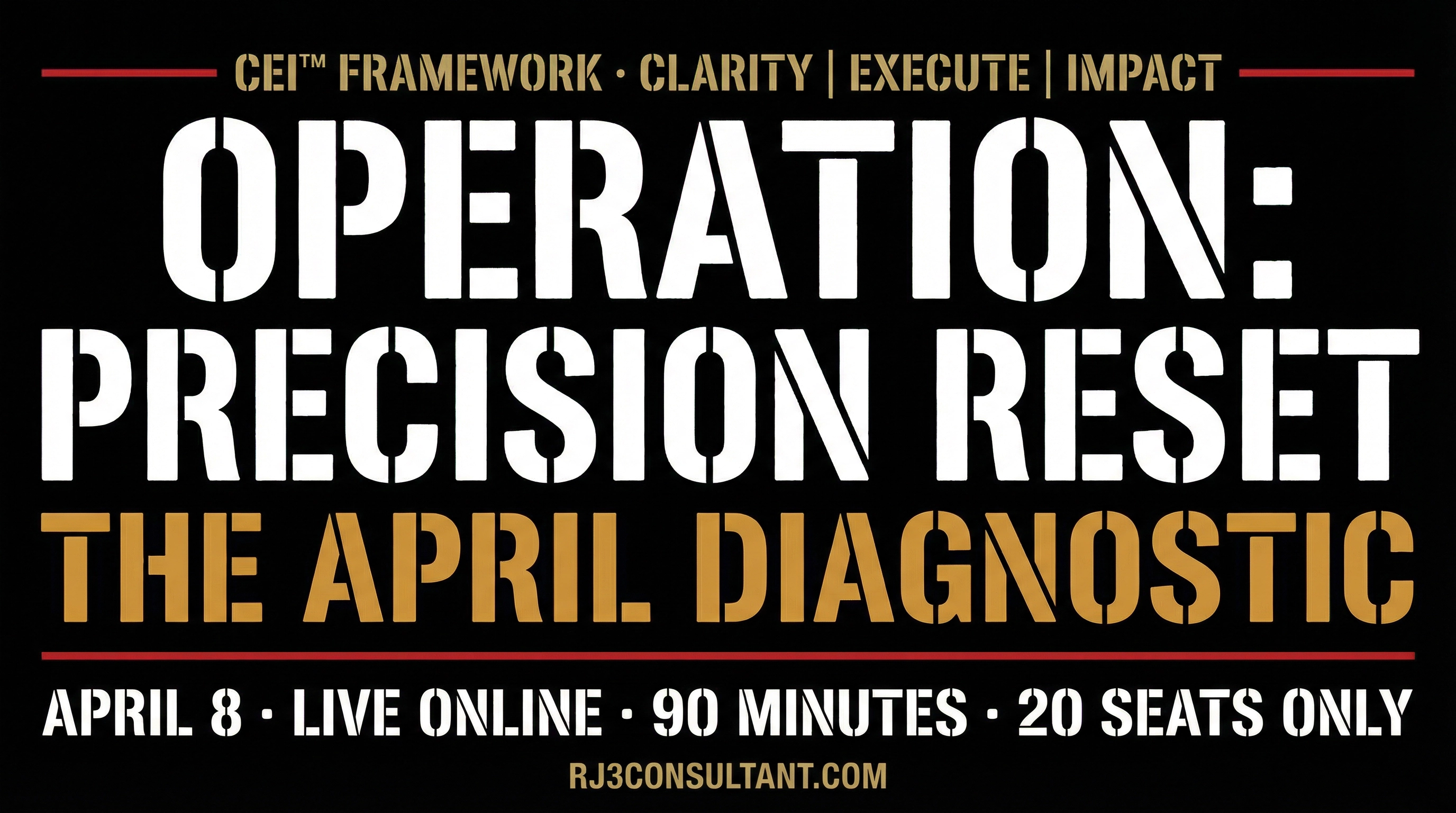 Operation: Precision Reset — The April Diagnostic