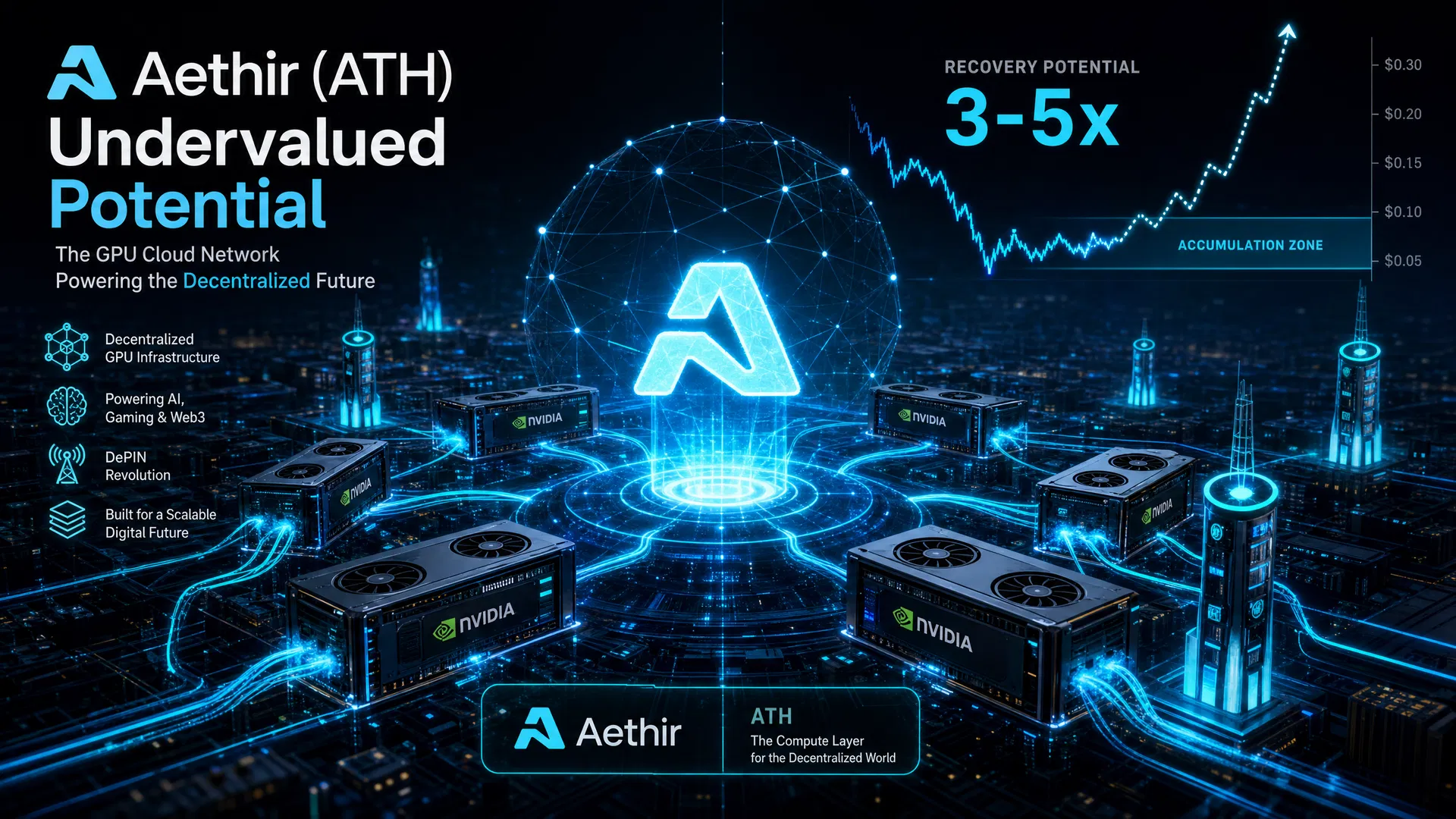 Why Aethir (ATH) May Be Undervalued: GPU Cloud, AI Demand & 5-Year Price Outlook