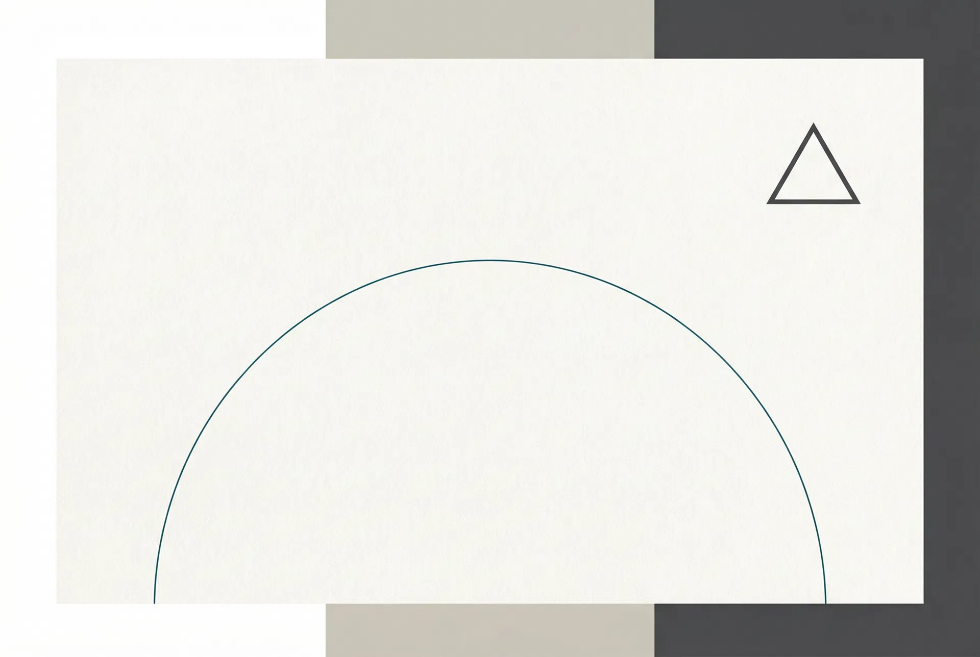 Abstract geometric composition