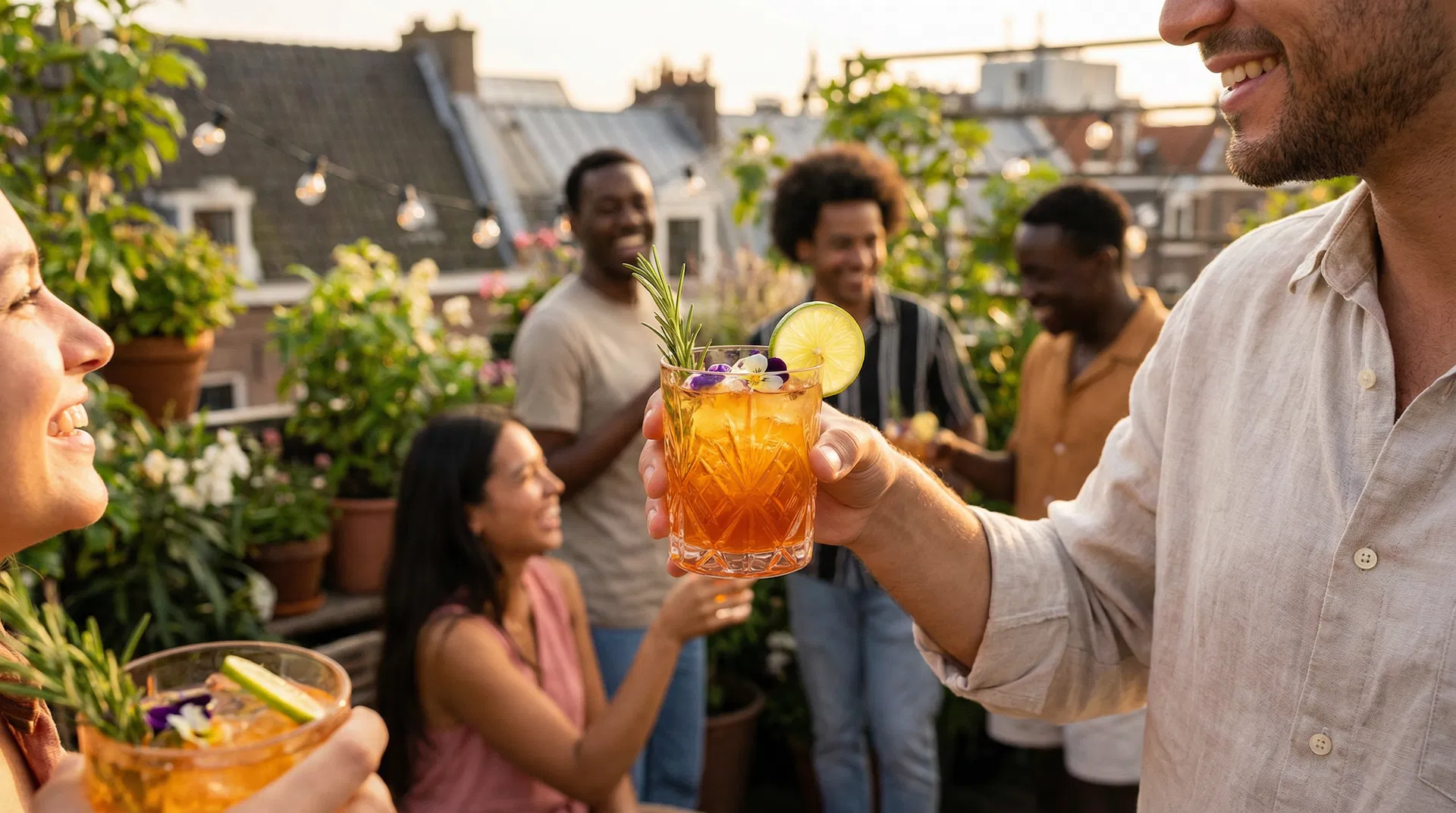 Friends enjoying Spruce