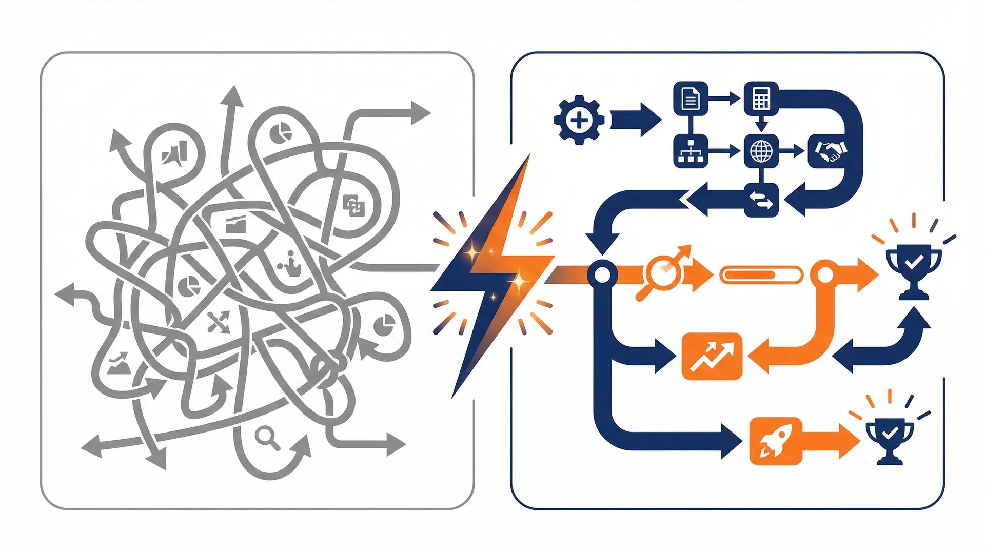 Prozessoptimierung Vorher-Nachher