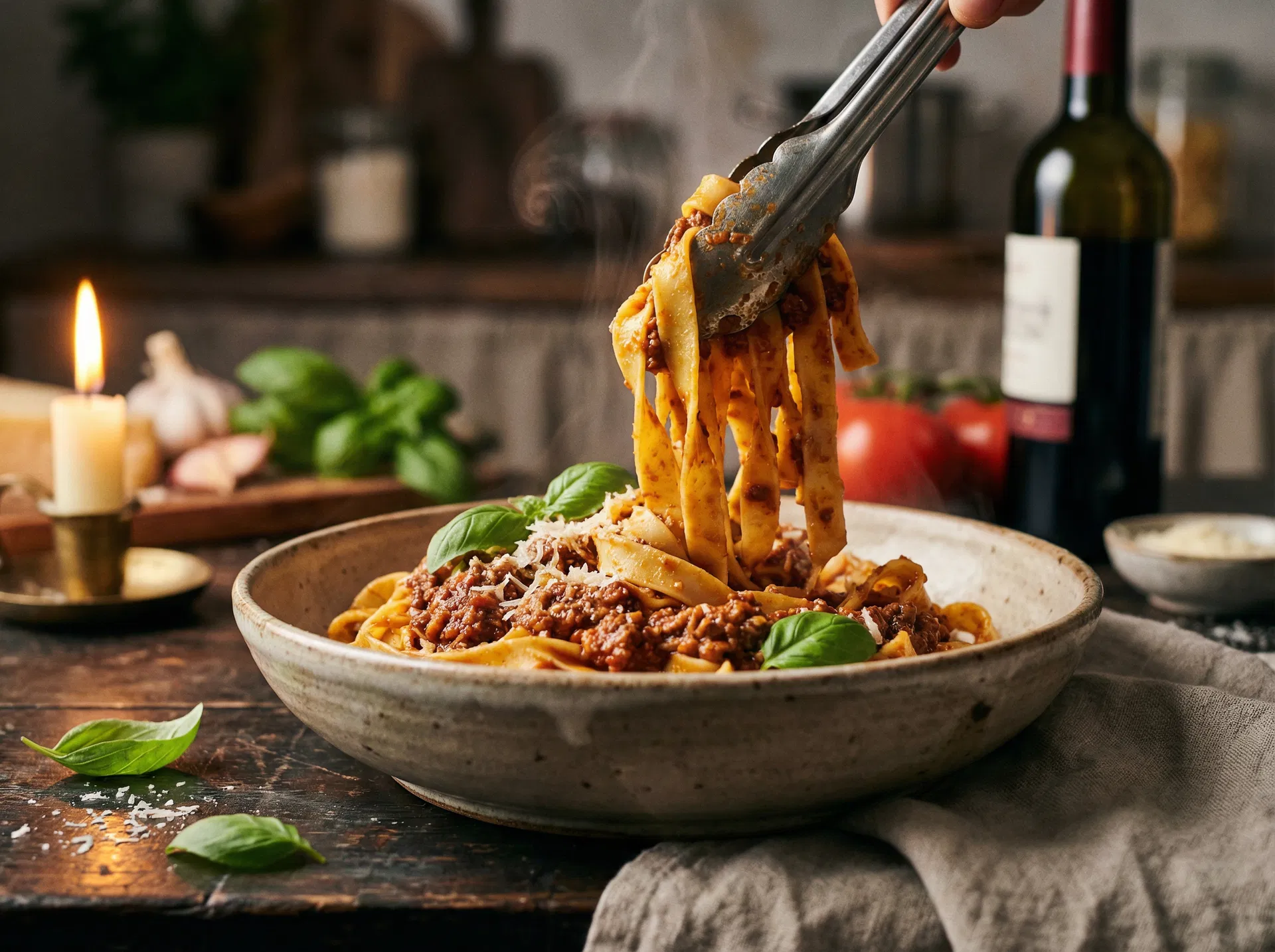 Frische Tagliatelle al Ragù
