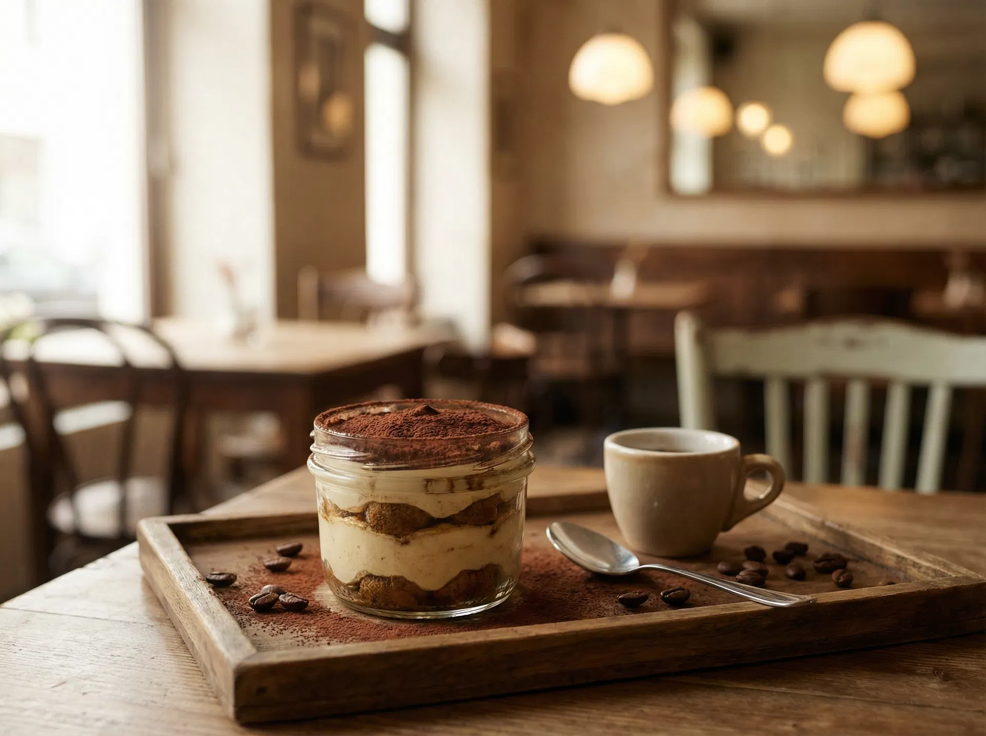 Hausgemachtes Tiramisù im Glas