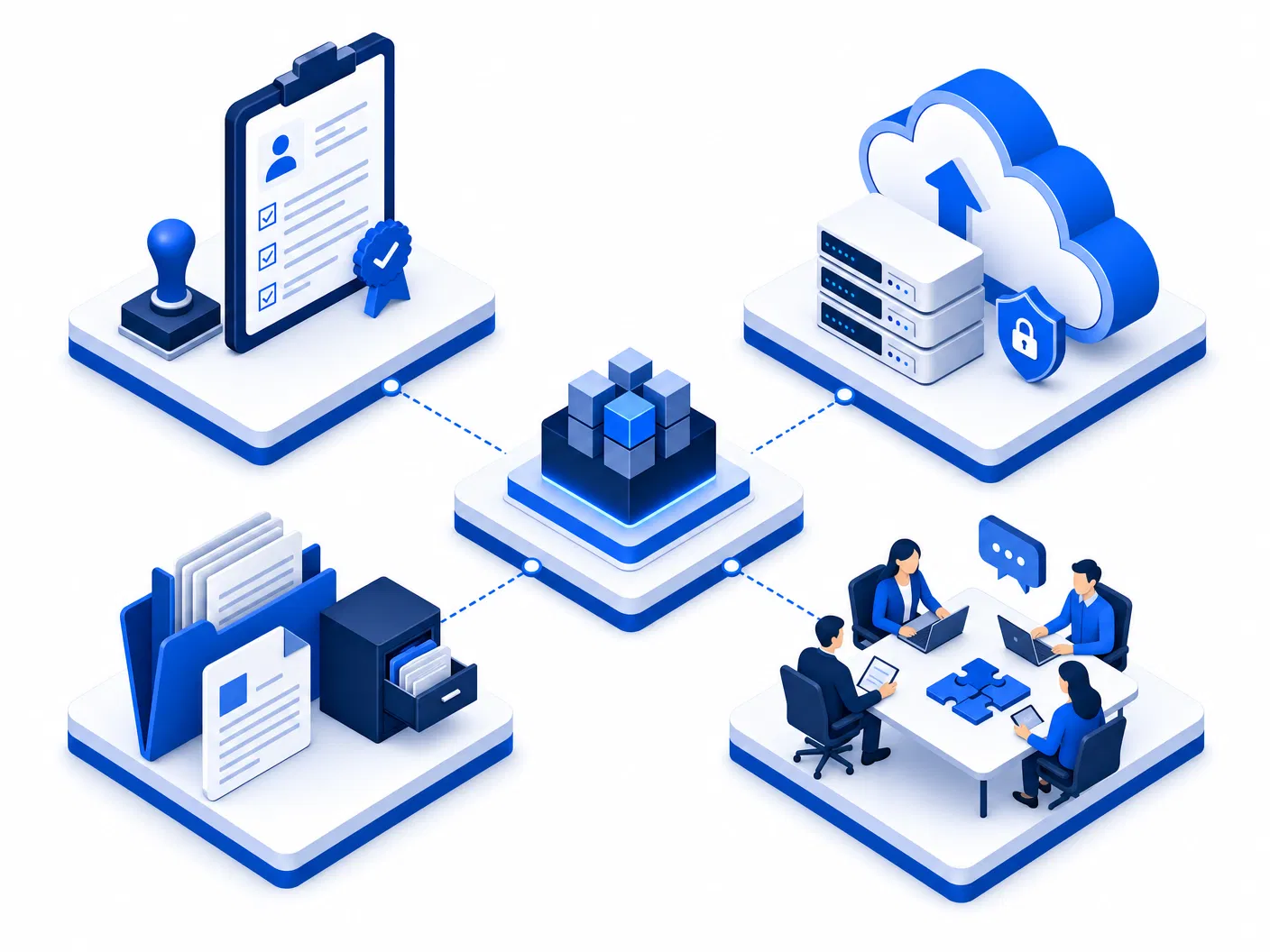 Business Services Illustration