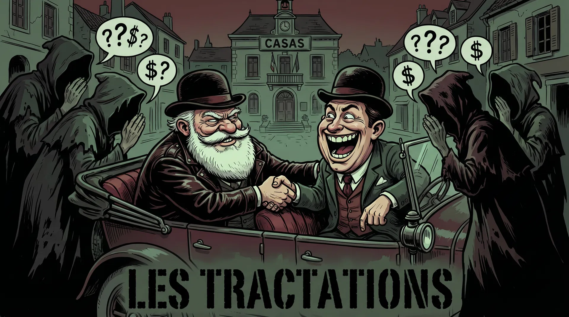 Caricature : Les tractations politiques à la CASAS