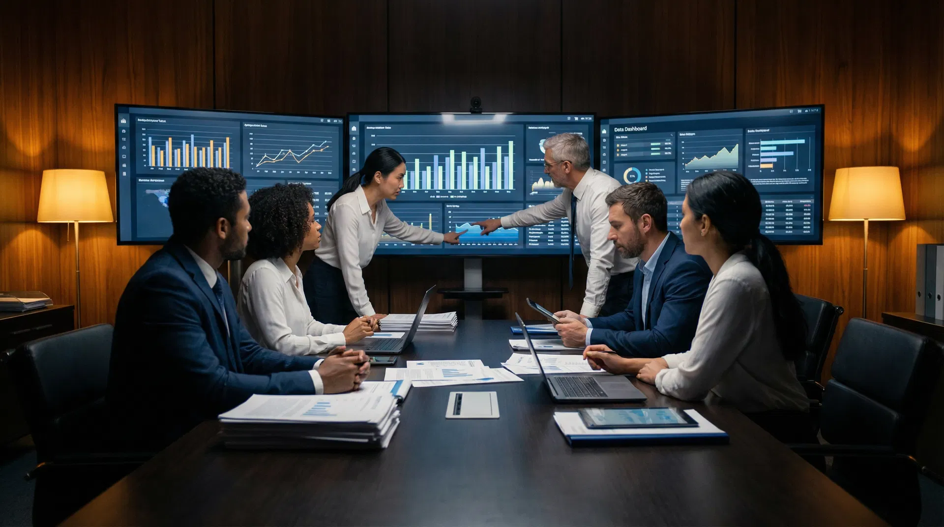 Equipe TPC Consult em reunião estratégica