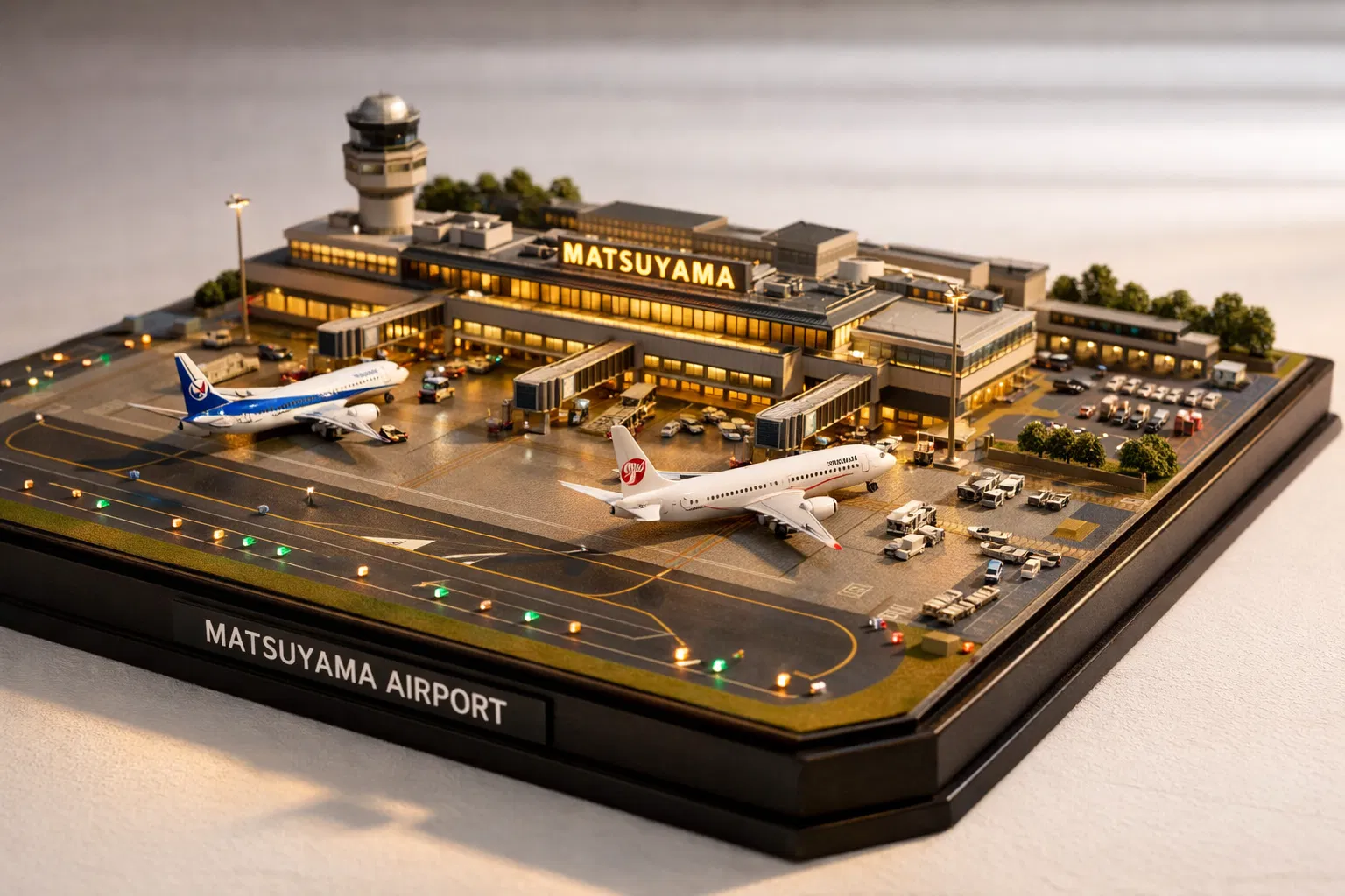 松山空港ジオラマ