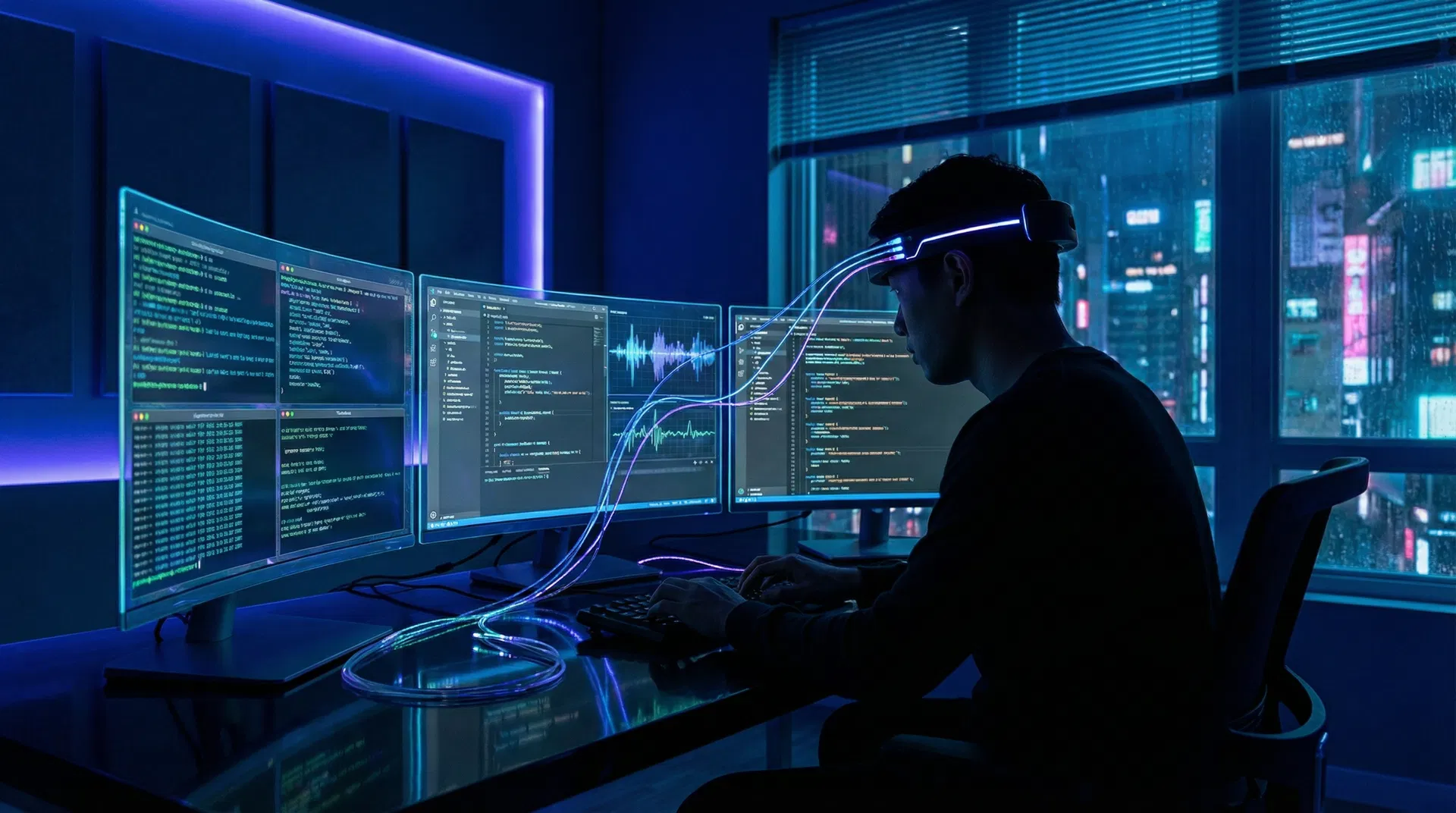Developer using AuraCoding