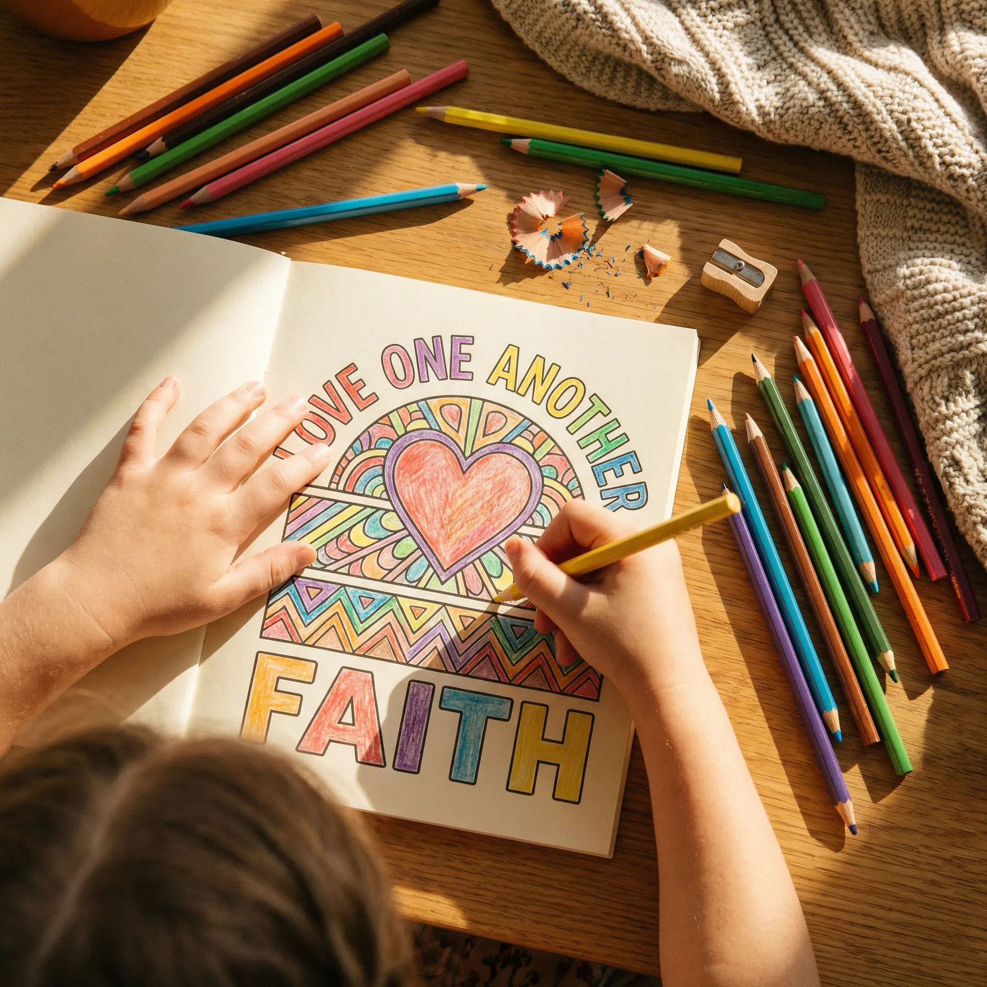 Faith Cards Coloring Book