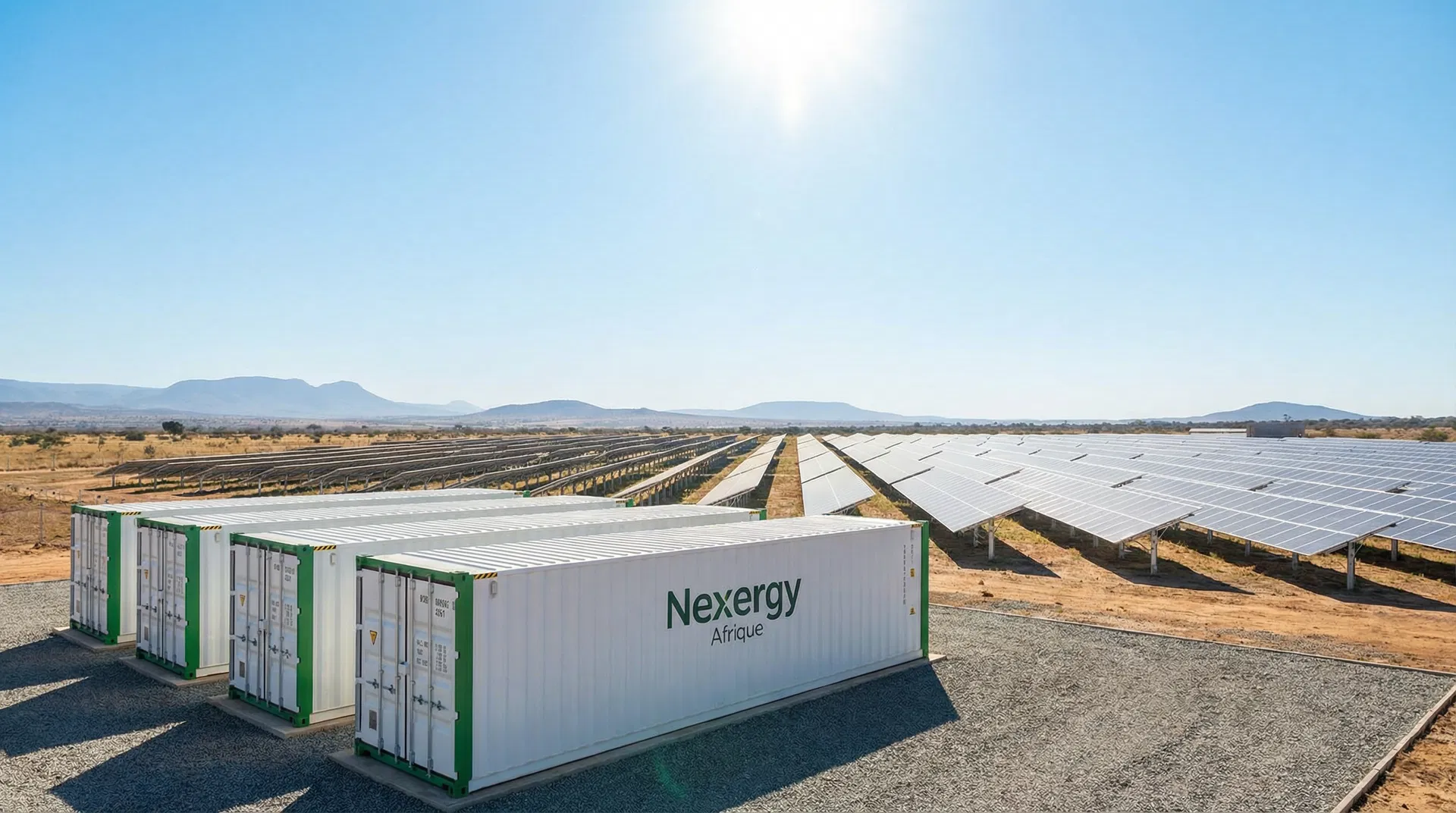 Centrale solaire et BESS Nexergy Afrique