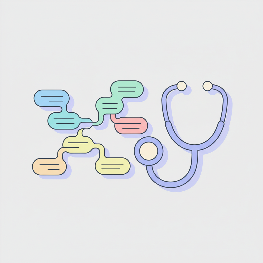 医師が患者の腹部にプローブを当て、超音波で内臓の状態を検査する場面