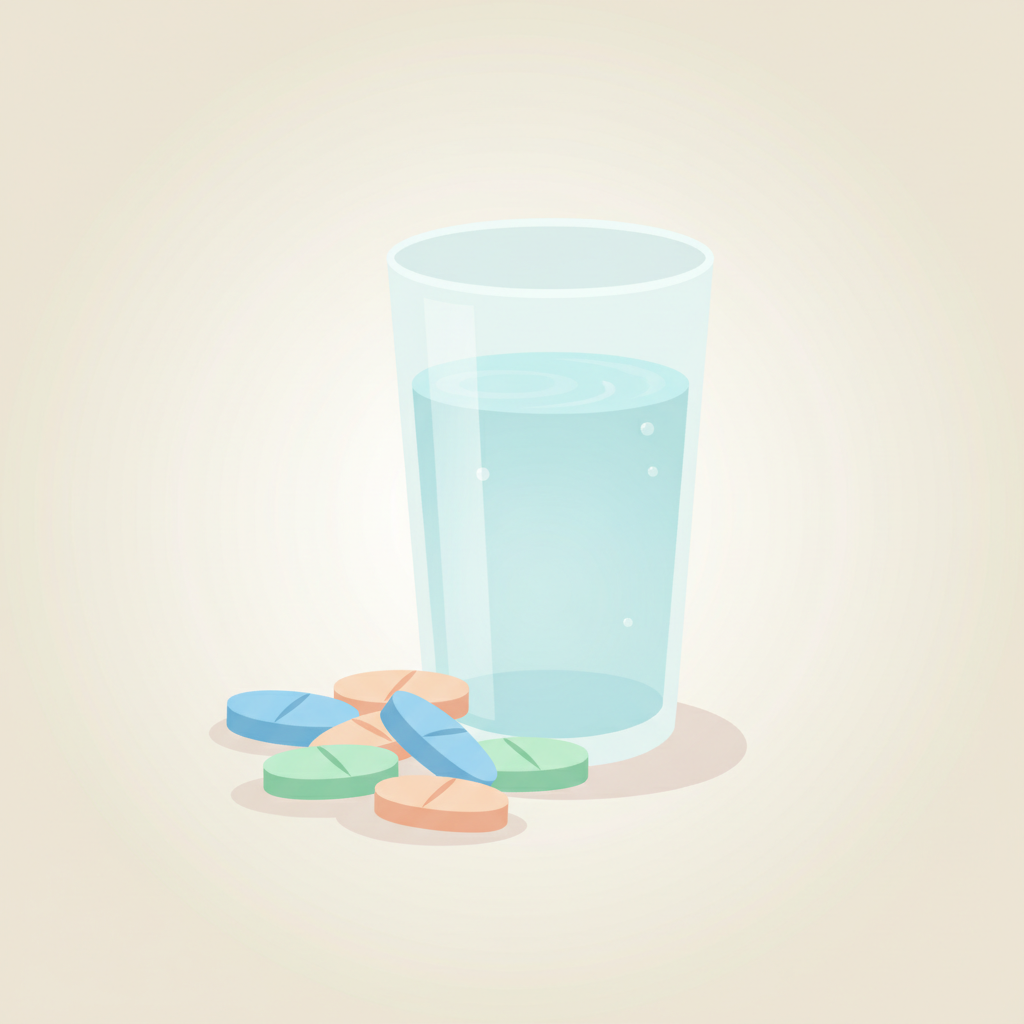 ニキビ治療に用いられる内服薬、漢方薬、ビタミン剤の多様な種類