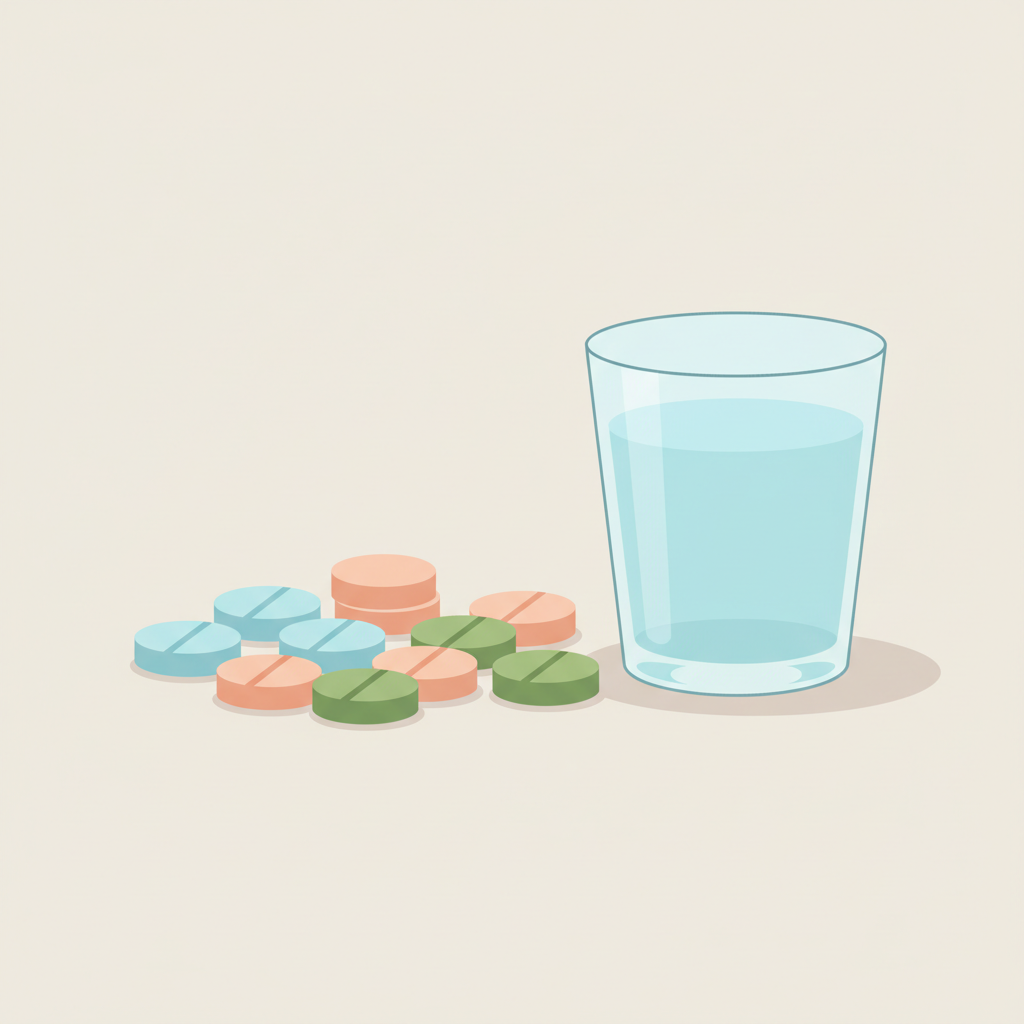 ニキビ治療に用いられる内服薬、漢方薬、ビタミン剤の種類と効果