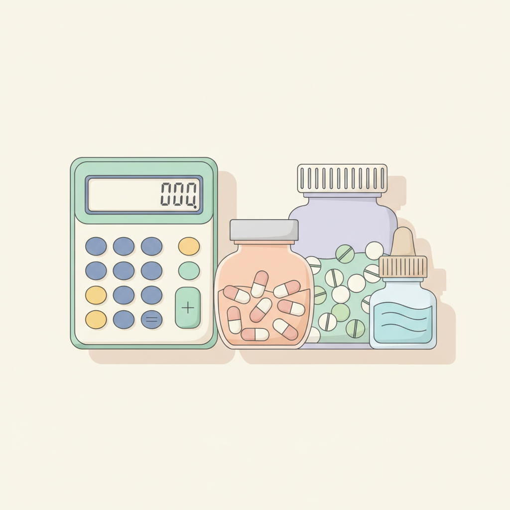 ADM治療の費用を比較検討する患者と医師の相談風景