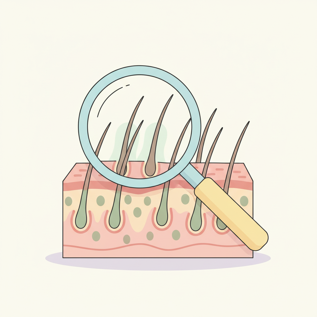 AGA専門クリニックでの初診の流れを説明する医師と患者の対話風景