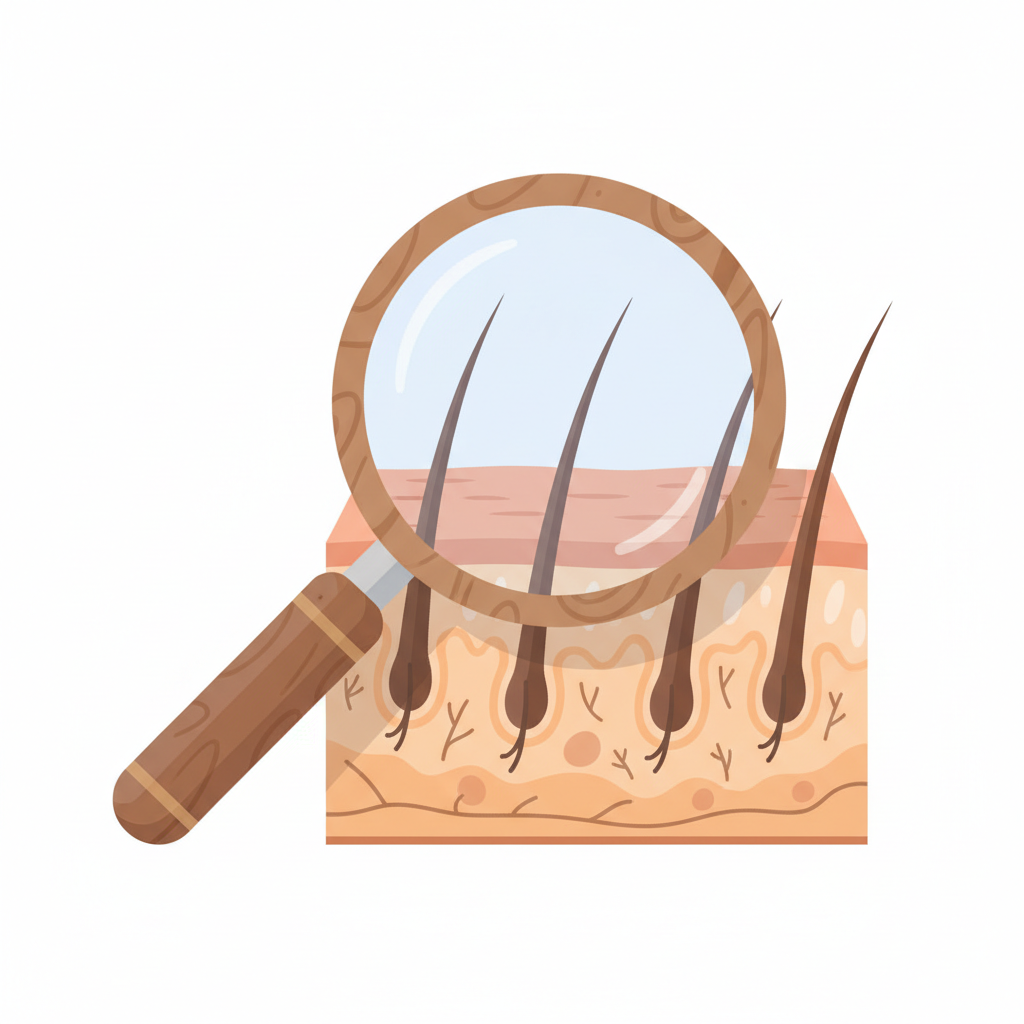 AGAによる薄毛のメカニズムを説明する毛周期とDHTの影響