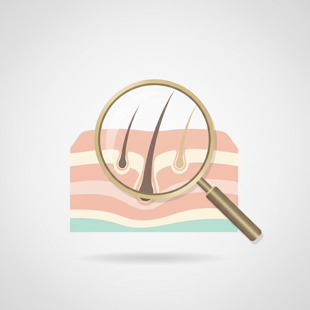 スマートフォンでAGA治療アプリを利用する男性の手元と画面