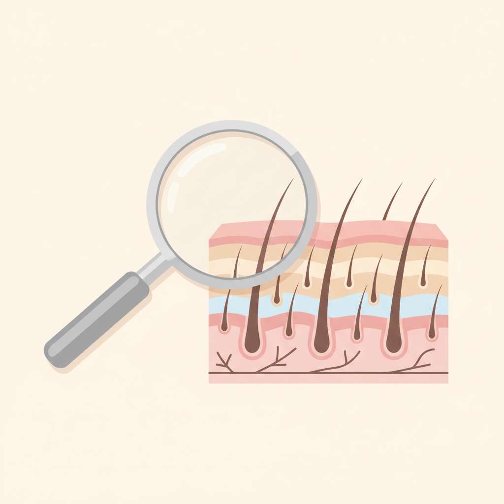 円形脱毛症とAGAの頭皮状態や脱毛パターンを比較し見分けるポイント