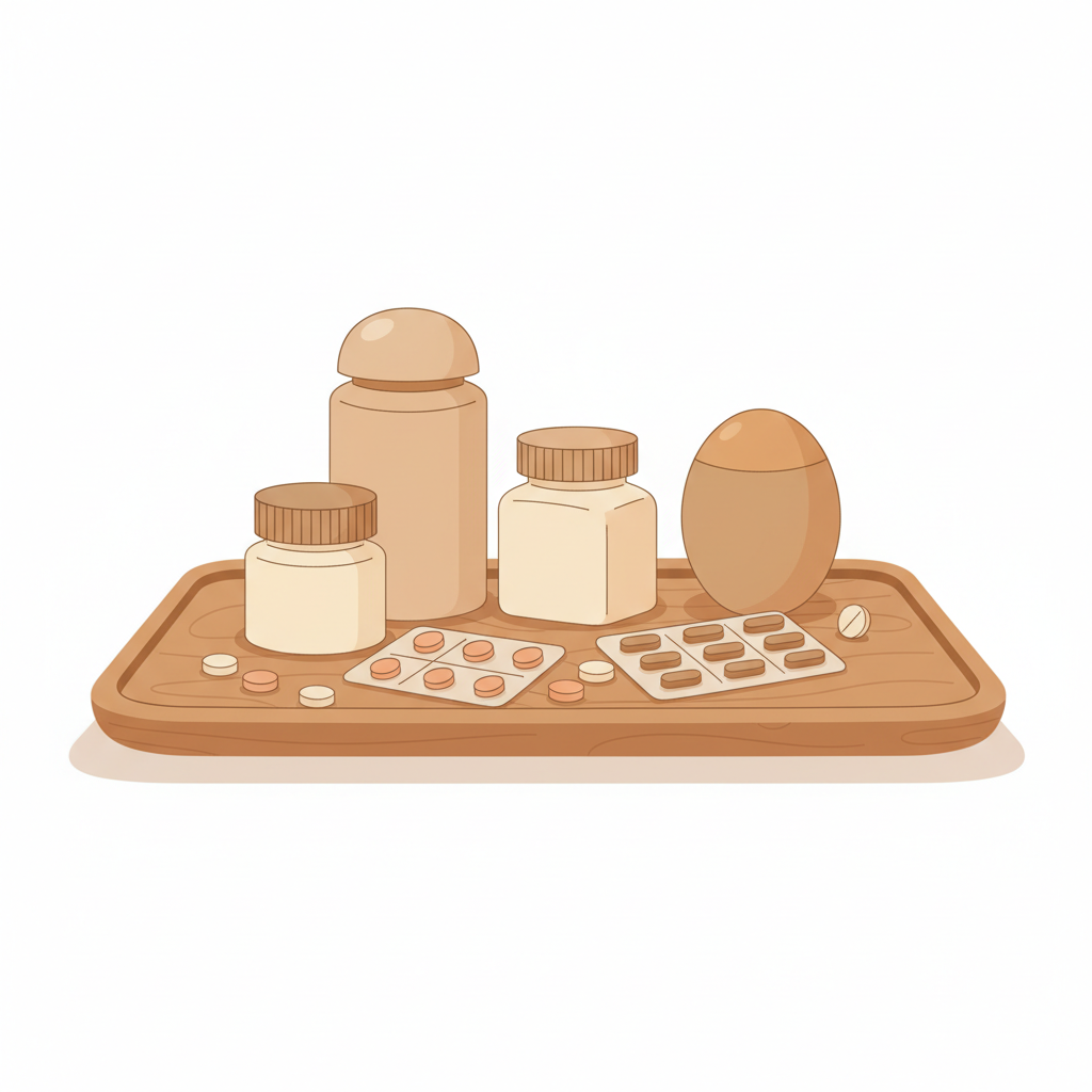 アトピーのかゆみ治療に用いられる抗ヒスタミン薬の錠剤