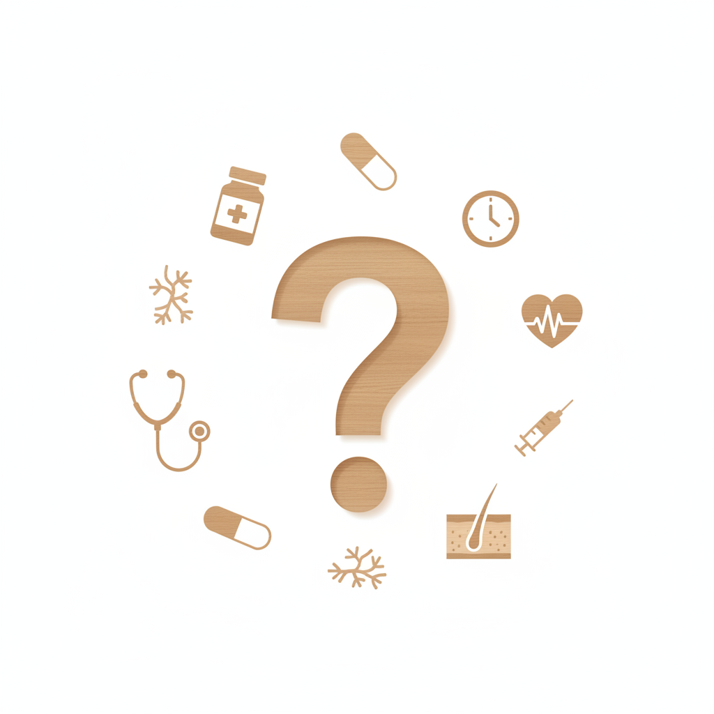 美容内服薬セットに関するよくある質問とその回答を一覧表示