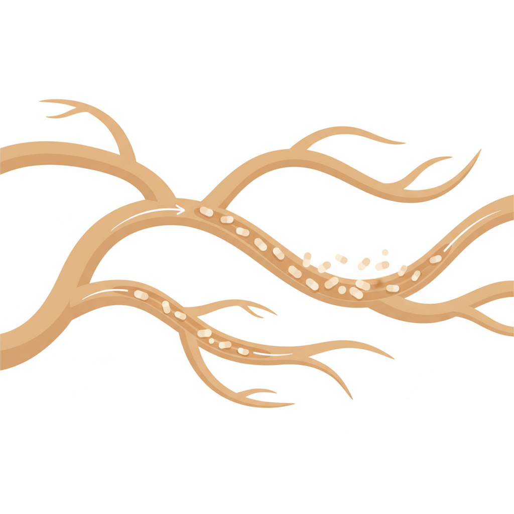 ボトックス注射の作用メカニズム、神経伝達物質の放出抑制による筋肉弛緩効果