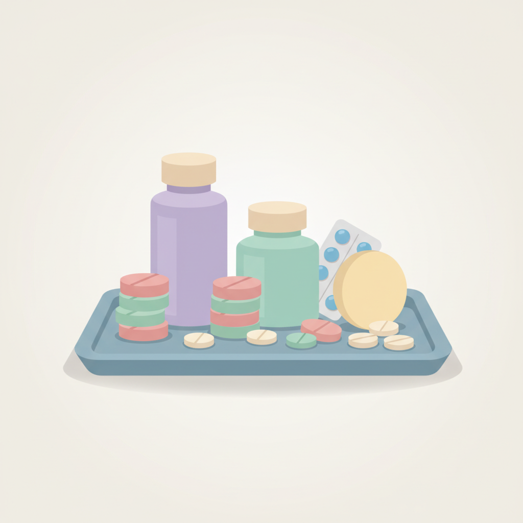 前立腺肥大症の症状を和らげる薬の種類と作用メカニズムを解説する図