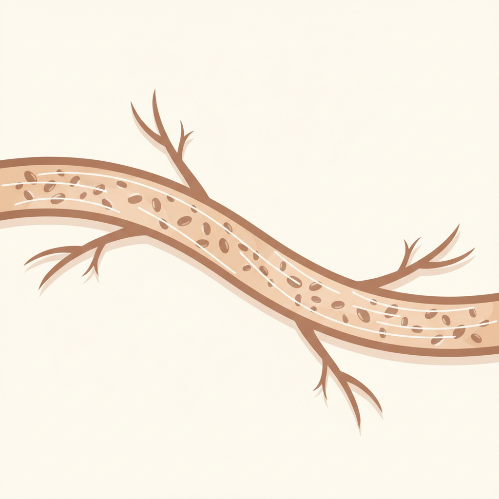 カロナールの錠剤が並べられ、アセトアミノフェンの薬理作用を示す分子構造式