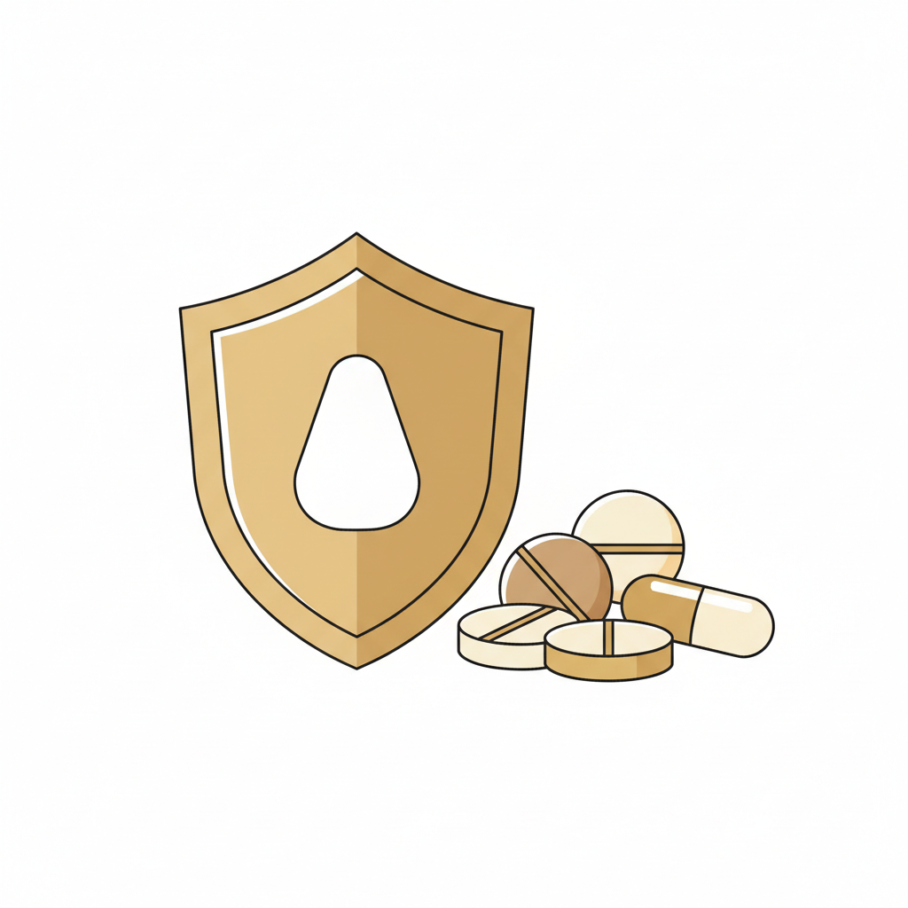 カロナール過量摂取による肝臓への影響と副作用のリスクを示す警告サイン