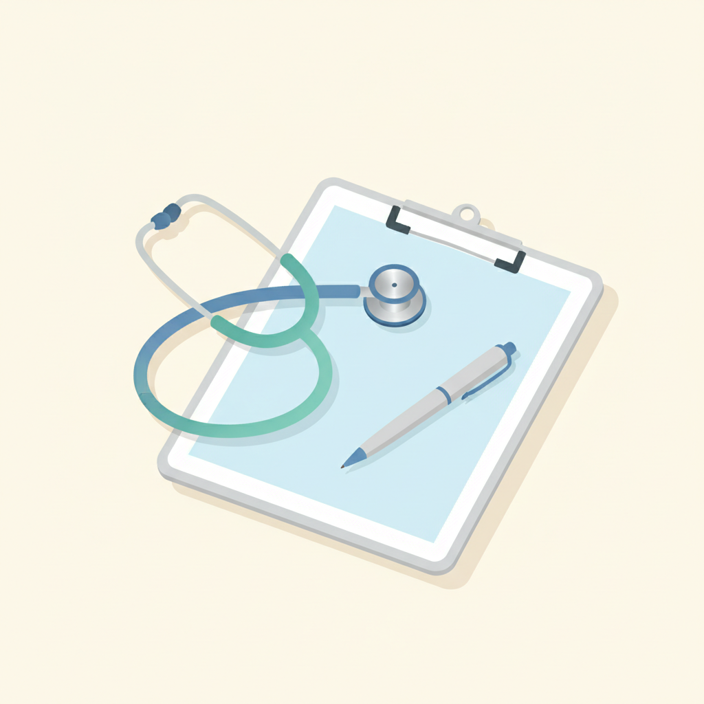 小児心疾患の検査を受ける子供と医師、早期発見の重要性を示す場面