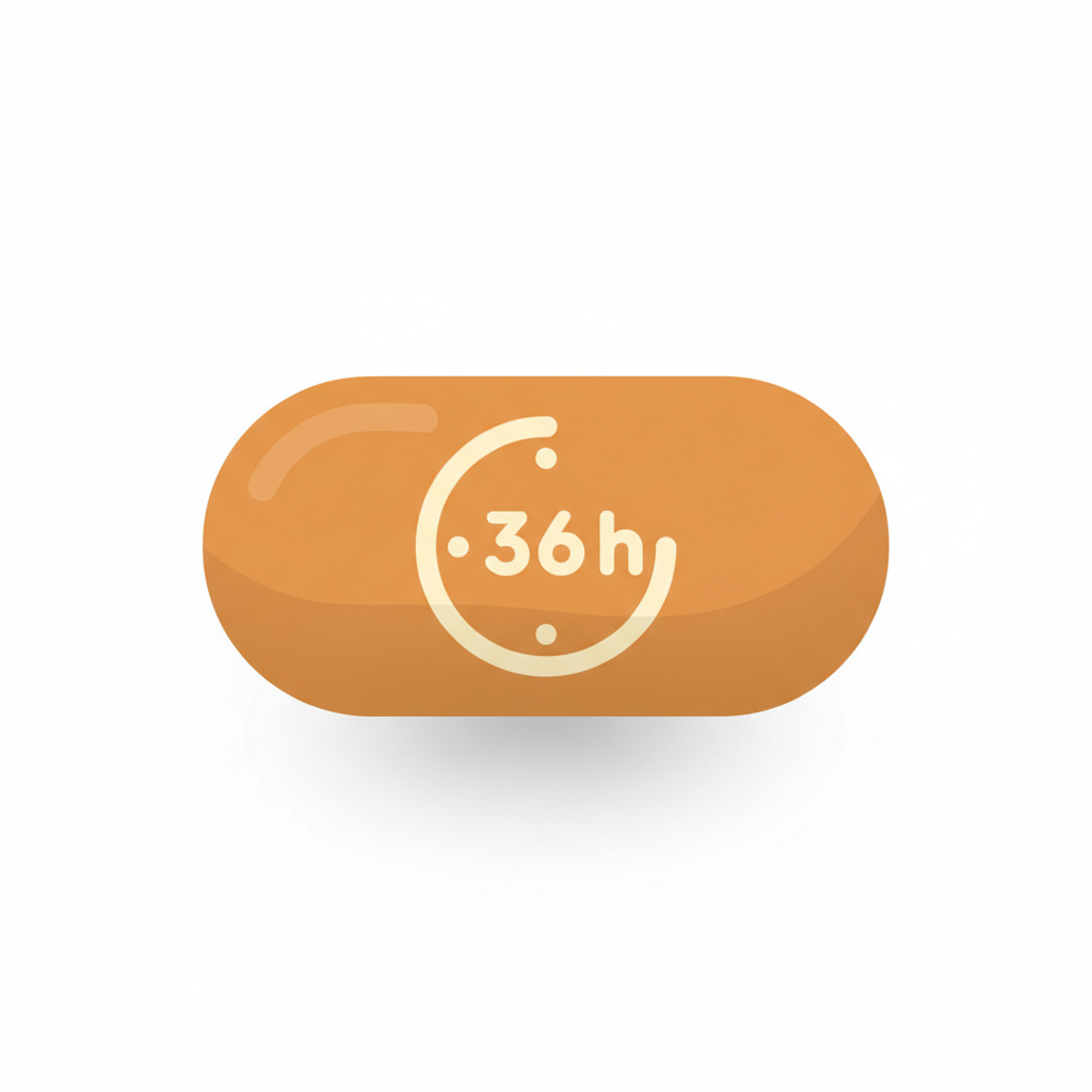 シアリス（タダラフィル）の錠剤と作用機序を示す化学構造式