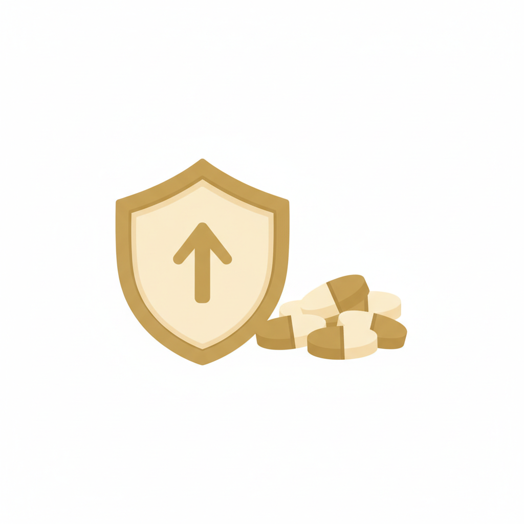 シナール錠剤の正しい服用量と服用タイミングを示すピクトグラム