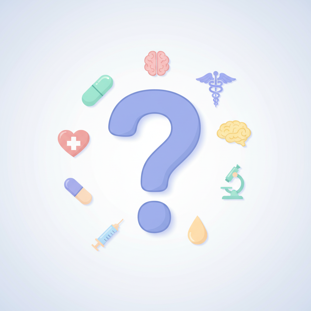 よくある質問に答える専門家と疑問を解決する患者の対話風景