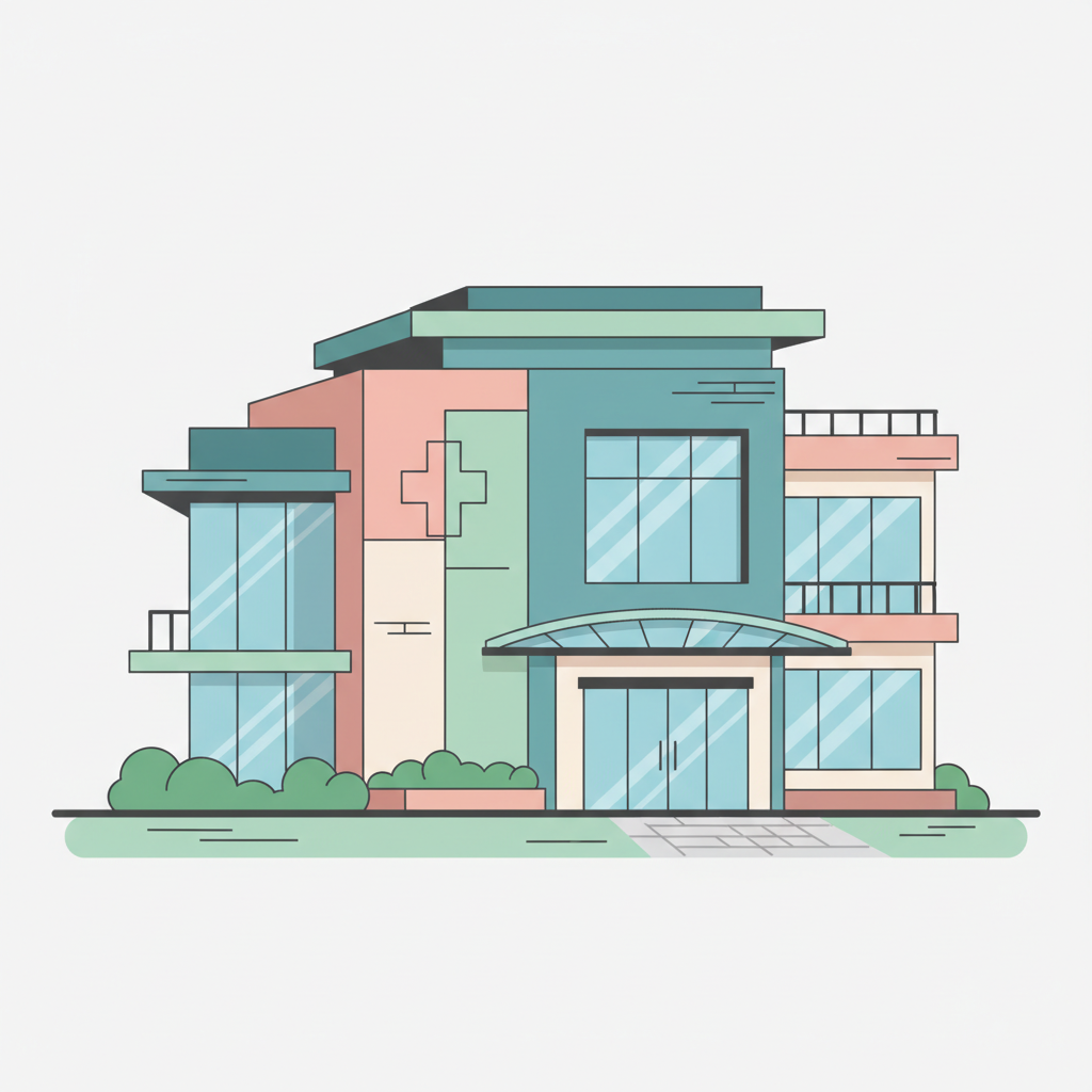 クリニックの経営指標を分析するダッシュボード、KPI管理の重要性を示す