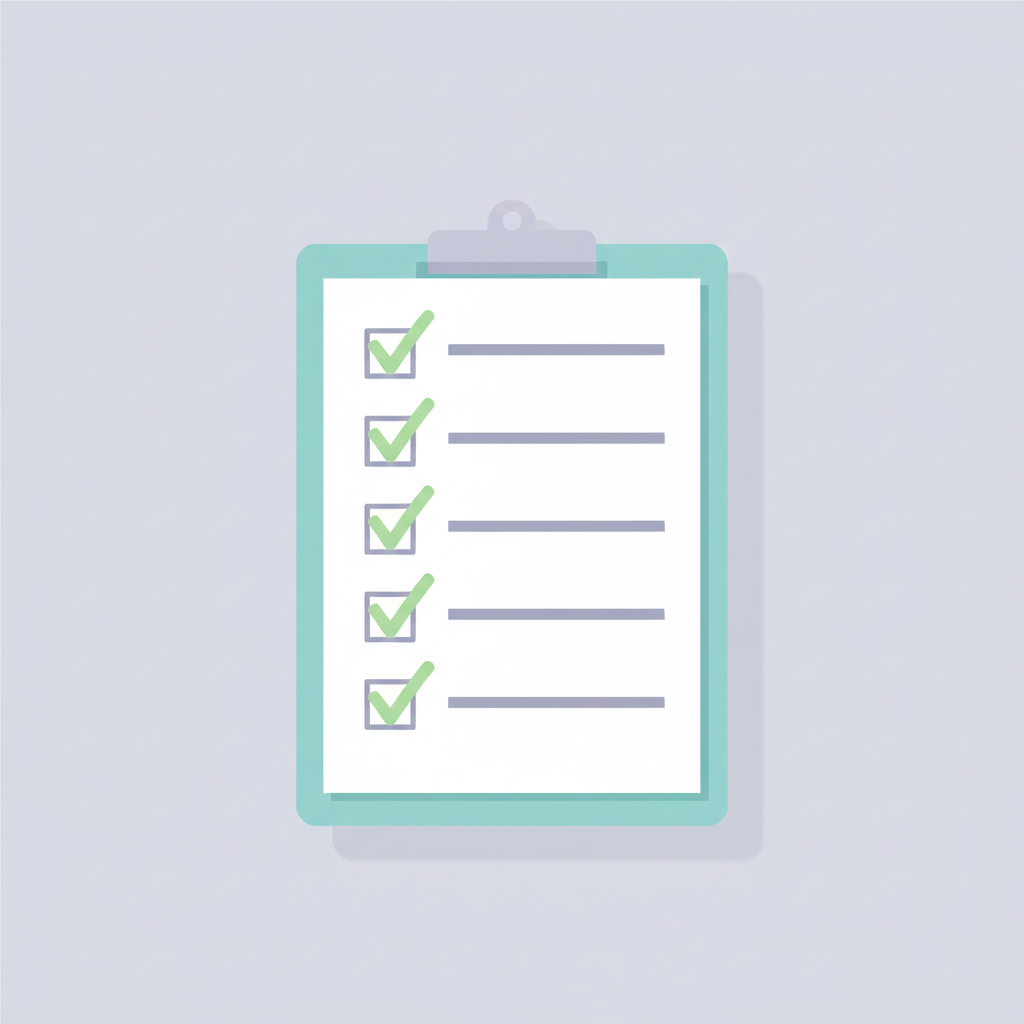 クリニックのホームページ制作ガイドの要点をまとめた視覚的な表現