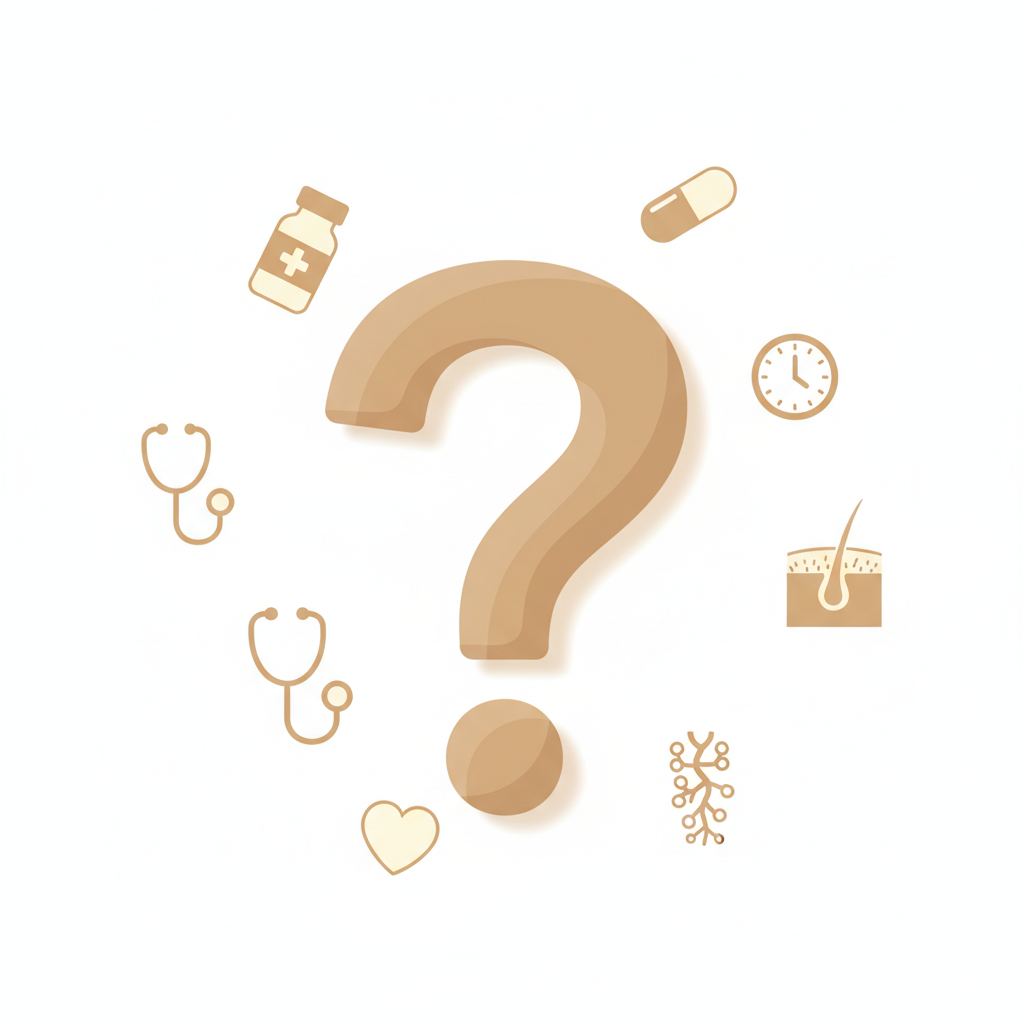 患者が医師にCO2レーザー治療について質問する様子