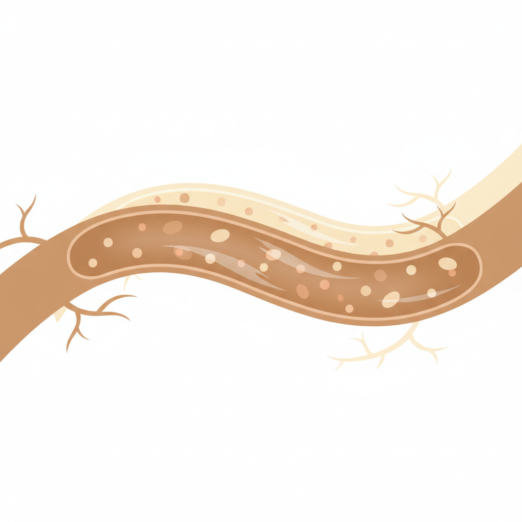 デエビゴの作用機序を説明する脳神経と受容体の模式図、不眠症改善の仕組み