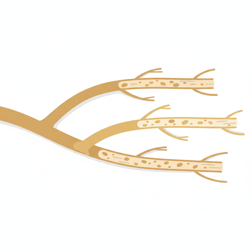 ダーマペン4による肌の再生メカニズム、微細な針が肌組織を刺激しコラーゲン生成を促進する様子