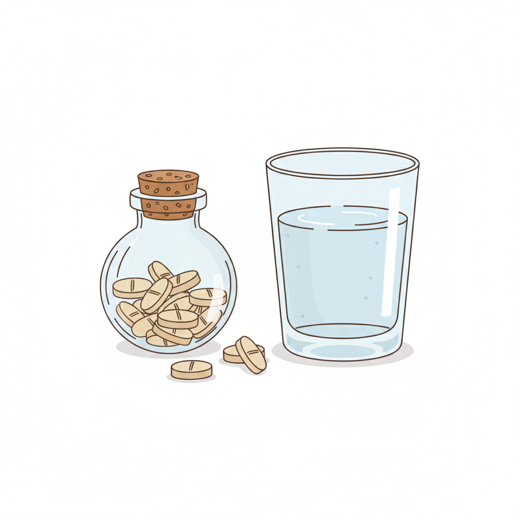 アトピー性皮膚炎の飲み薬治療について専門医に相談する様子