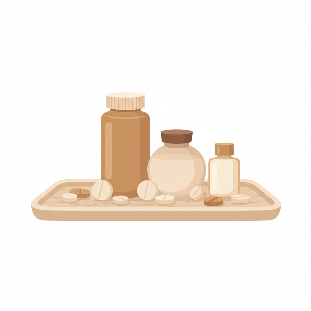 ホルモンバランスの乱れや特定の薬剤が皮脂過剰分泌を引き起こす様子