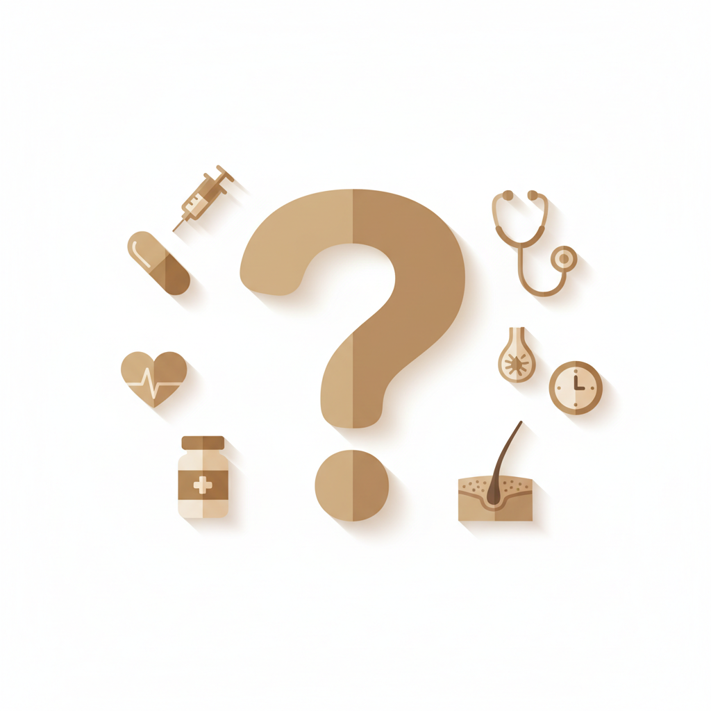 薬疹・中毒疹に関する疑問を解決するQ&Aアイコン。患者の不安を解消。