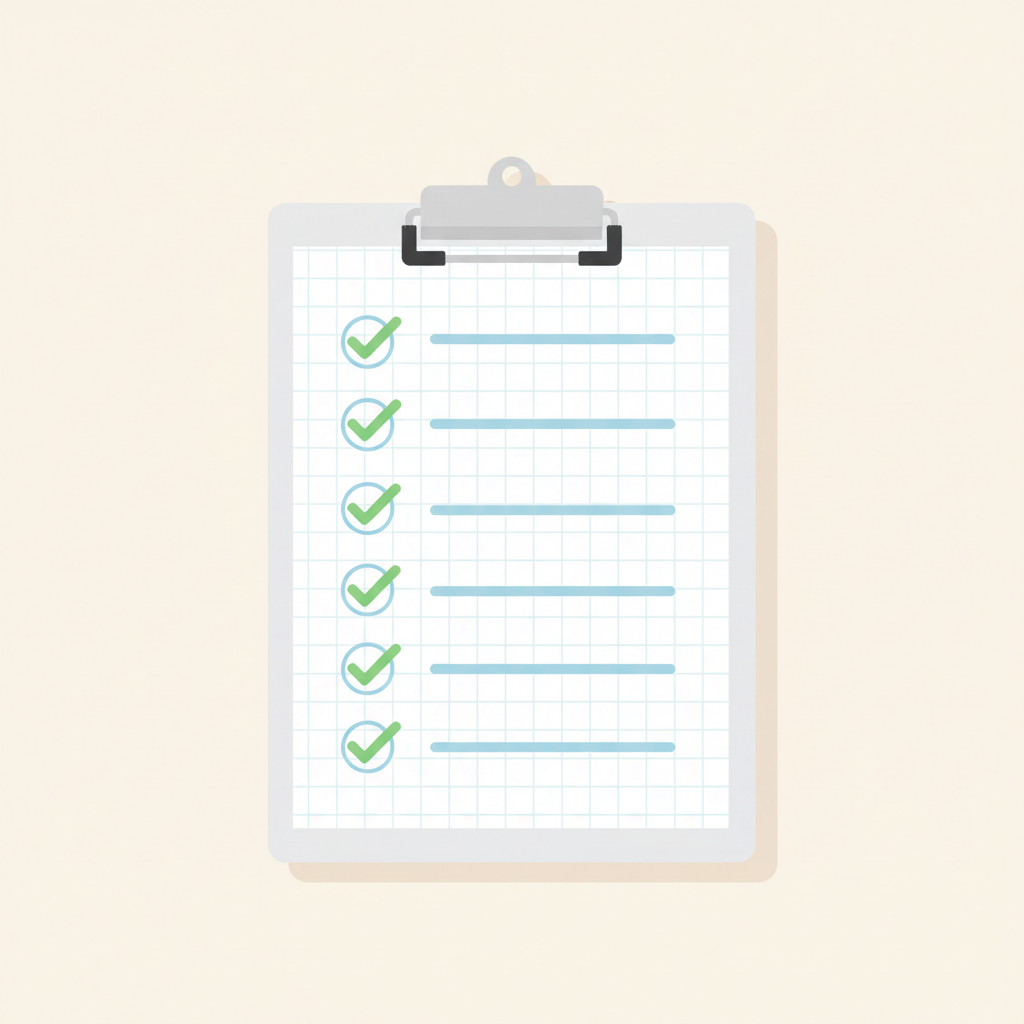 デュタステリドの重要事項が書かれたメモとペン、服用に関する注意点まとめ