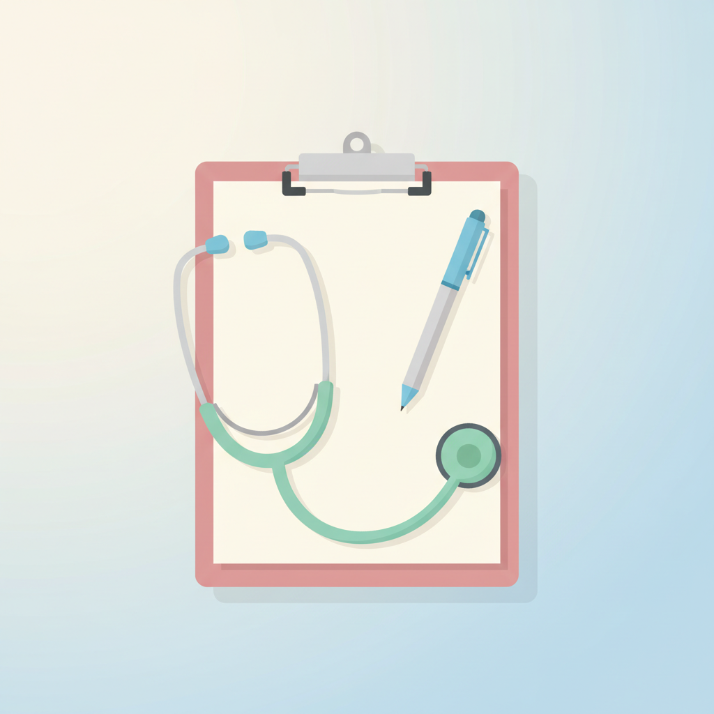 救急医療従事者が最新の医療コラムを読み、知識を深める様子