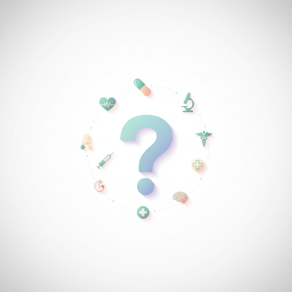 医療用サプリと市販品に関するよくある質問と回答。疑問を解消し、適切な選択を支援する情報。