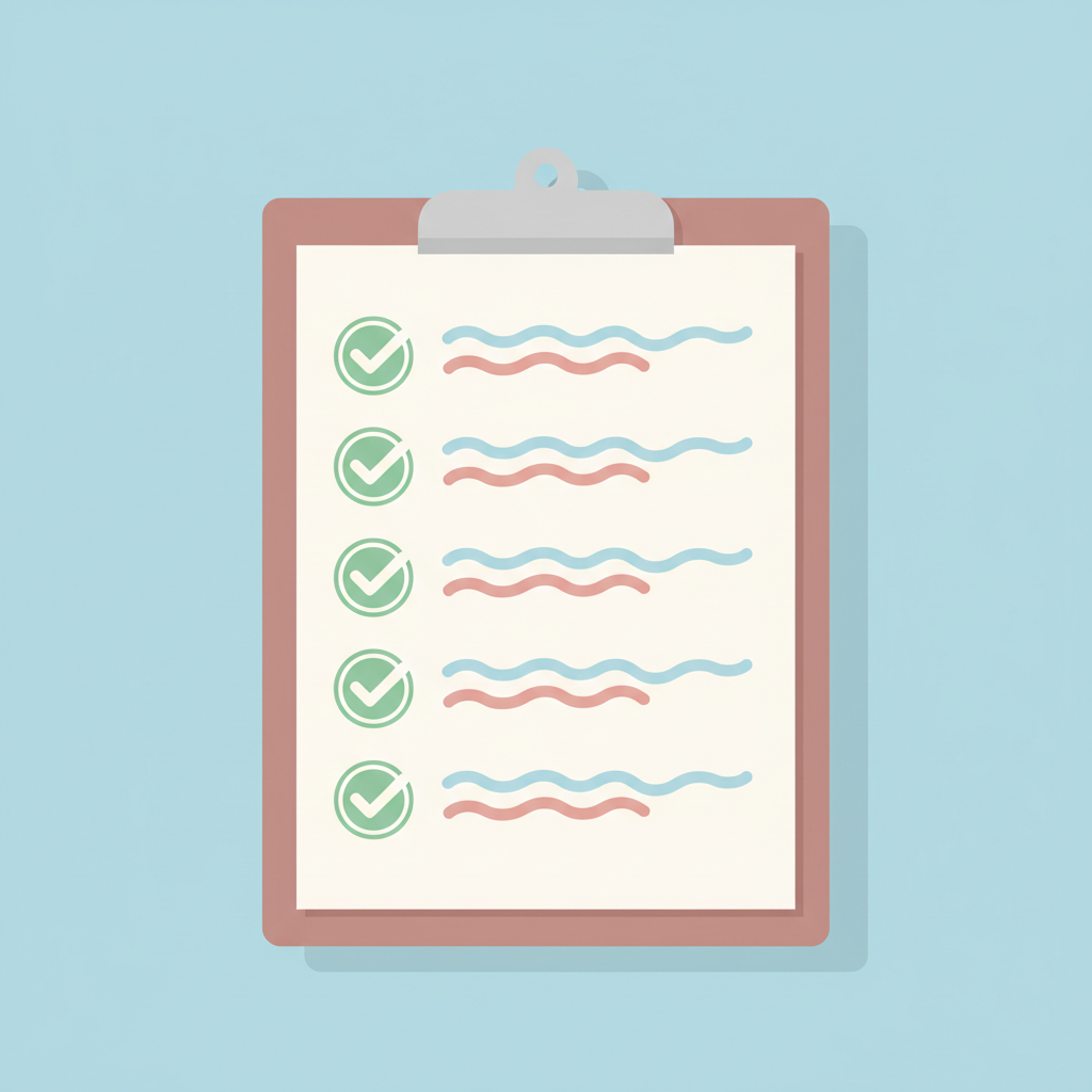 女性の薄毛予防と対策のポイントをまとめたチェックリスト