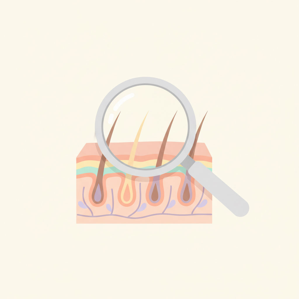 女性の薄毛オンライン診療で専門医がタブレット越しに問診する様子