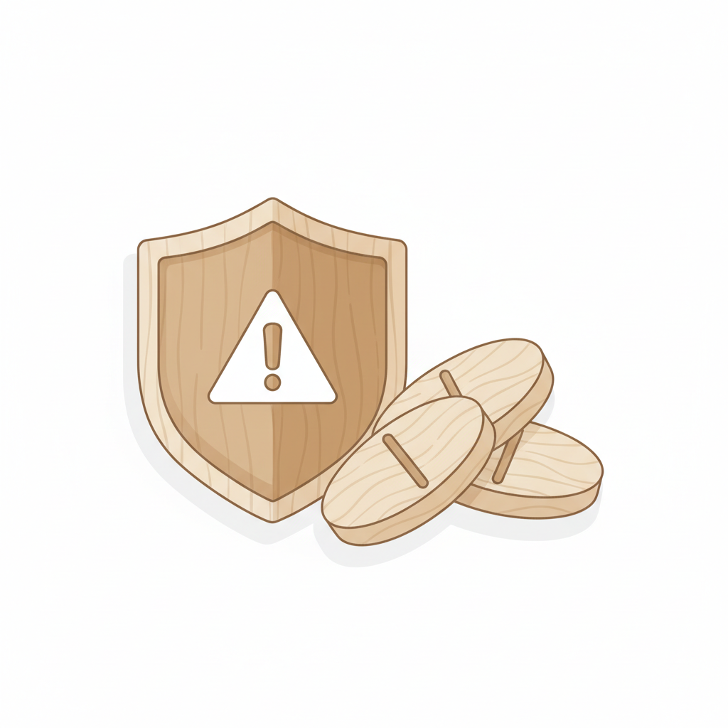 フェキソフェナジン錠剤の正しい服用方法を示すピクトグラムと注意点